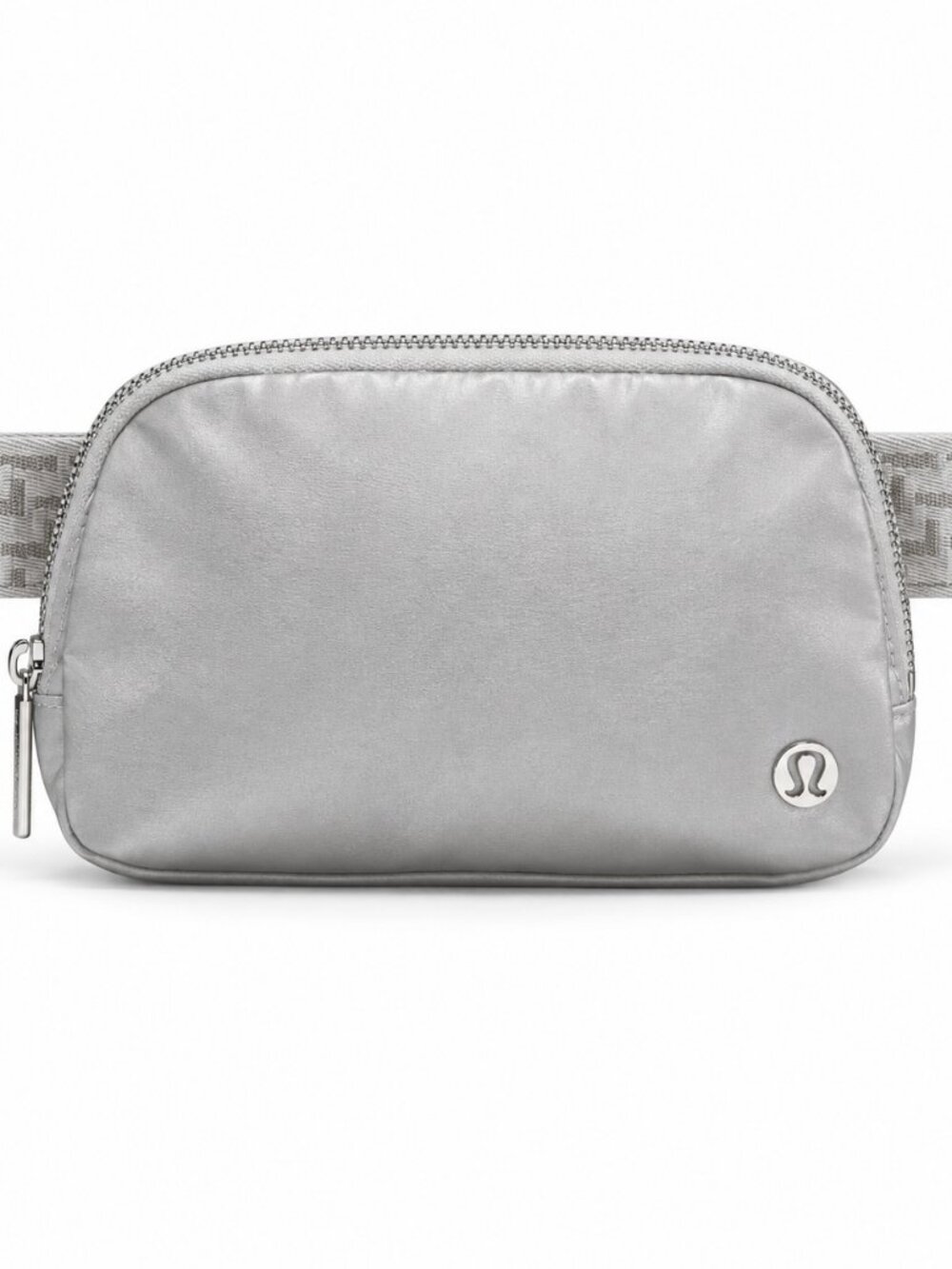 NWT Lululemon Everywhere Belt Bag Large Monogram Metallic BRML Silver